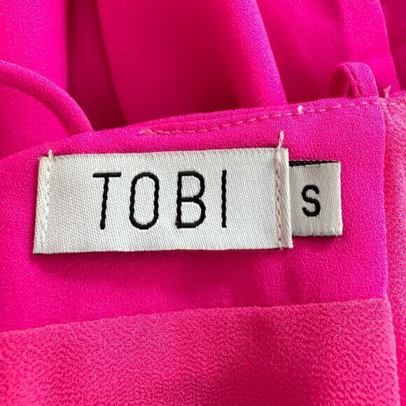 Tobi Call Me Bae Mini Dress Pink Size S - Picture 6 of 8